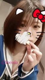 「ひと口だけ…のつもり🤭💕」